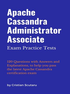 cover image of Apache Cassandra Administrator Associate